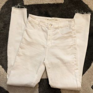 Zara knee-ripped jeans